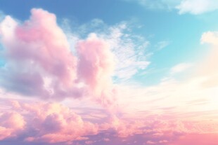 海面彩云彩霞风景