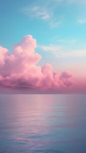 海面彩云彩霞风景