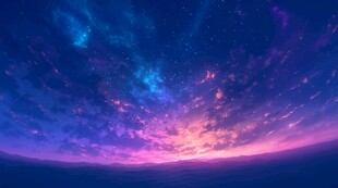 海面彩云彩霞风景