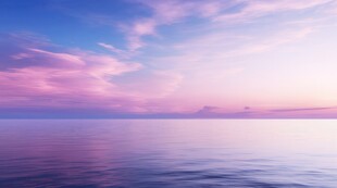 海面彩云彩霞风景