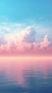 海面彩云彩霞风景