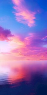 海面彩云彩霞风景