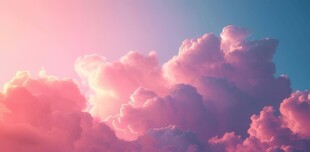 海面彩云彩霞风景