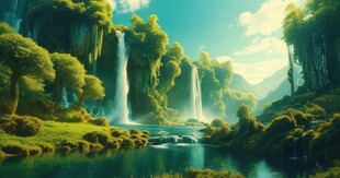 世外桃源海景隐秘海岛场景图