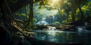 世外桃源海景隐秘海岛场景图