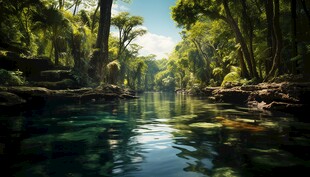 世外桃源海景隐秘海岛场景图