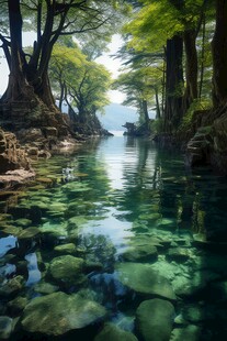 世外桃源海景隐秘海岛场景图