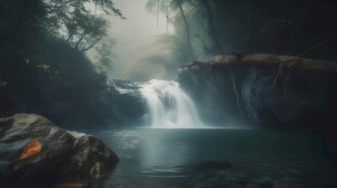 世外桃源海景隐秘海岛场景图