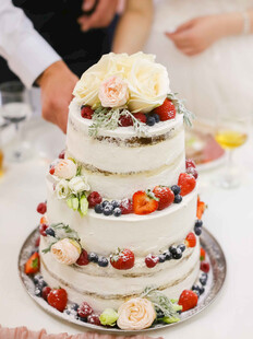 婚礼水果蛋糕