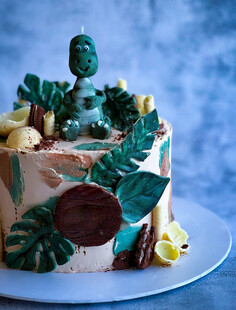 卡通恐龙生日蛋糕