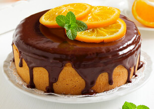 巧克力水果蛋糕