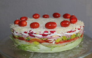 沙拉蛋糕