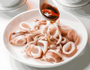 清蒸鱿鱼