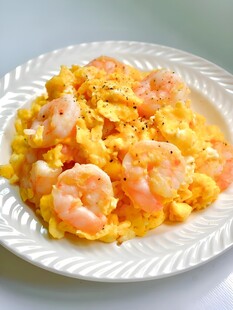 虾仁炒蛋