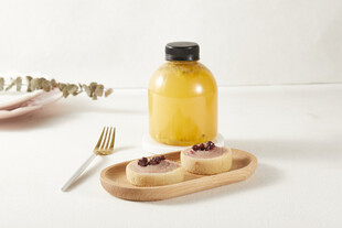 玫瑰豆沙糯米糍果汁