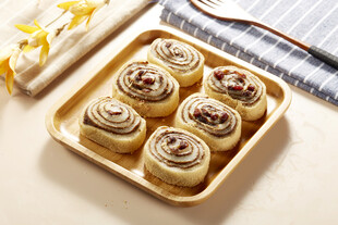 玫瑰豆沙糯米糍卷 横版图