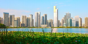 长沙城市公园美景 