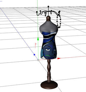 C4D模型 模特