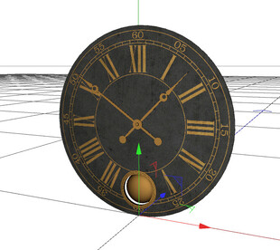 C4D模型 时钟