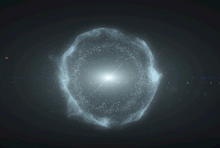 圆形冲击波扩散素材