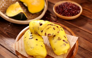 南瓜红豆卷