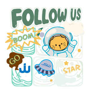 卡通宇航员图案设计