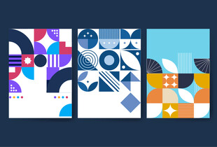 几何矢量插图背景