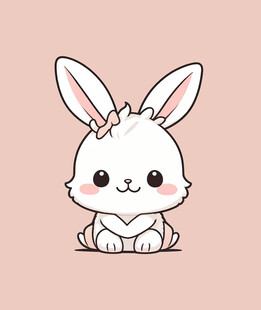 卡通小白兔