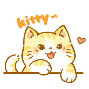 卡通微信猫图案设计