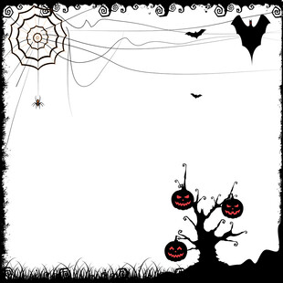 万圣节边框