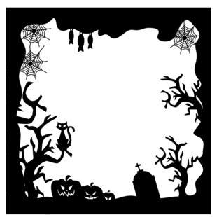 万圣节边框