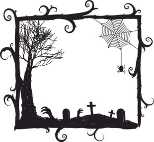 万圣节边框