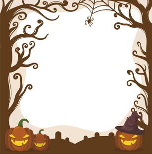 万圣节边框