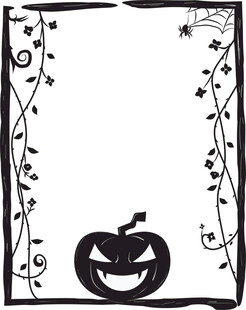 万圣节边框