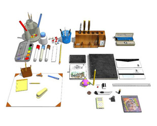 C4D模型 文创用品