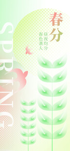 春分节气宣传海报展板