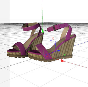 C4D模型 高跟鞋