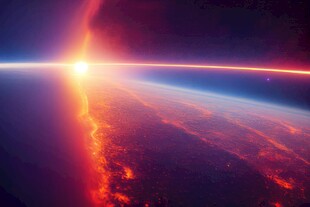 天空平流层大气层云层彩霞