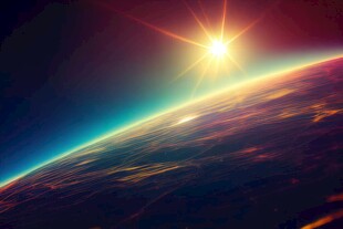 天空平流层大气层云层彩霞