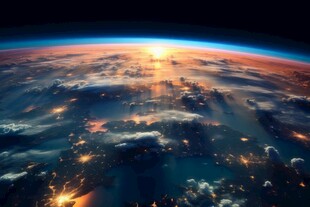 天空平流层大气层云层彩霞