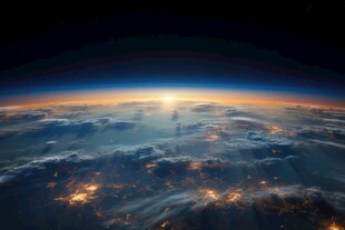 天空平流层大气层云层彩霞