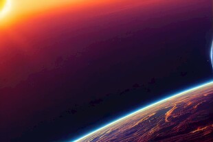 天空平流层大气层云层彩霞