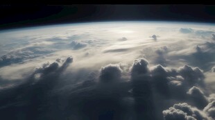 天空平流层大气层云层彩霞