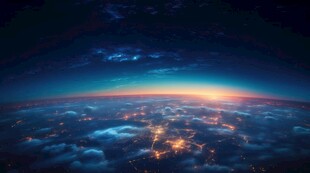 天空平流层大气层云层彩霞