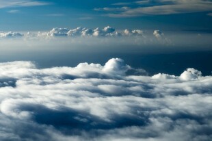 天空平流层大气层云层彩霞