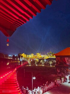 夜晚远景摄影