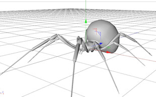 C4D模型 蜘蛛