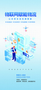 智能物流软件海报