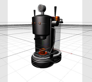 C4D模型 咖啡机