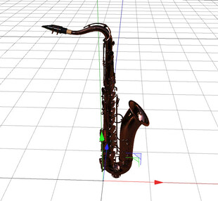 C4D模型 萨克斯风